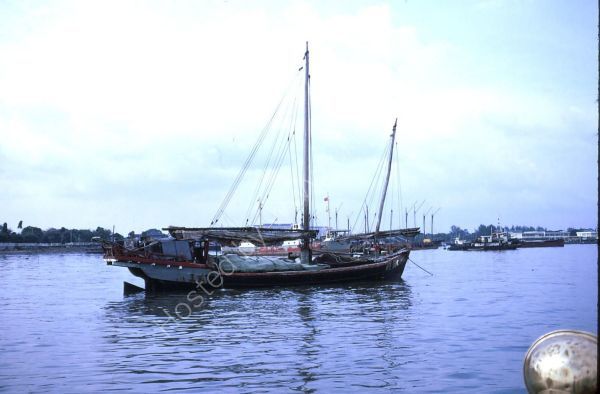 Chinese Sailing Boat, Singapore Harbour